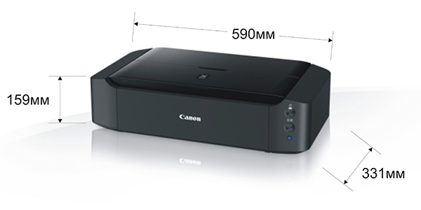 Размеры Canon IP8740