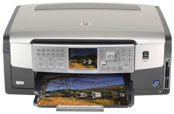В HP Photosmart C7183, помимо принтера, сканера и копира, есть еще и факс