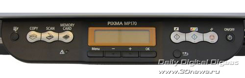 Передняя панель Canon PIXMA MP170
