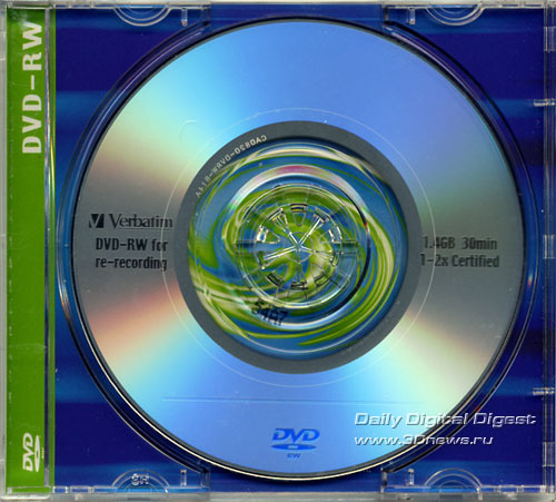 Verbatim DVD-RW 8cm 2x disk