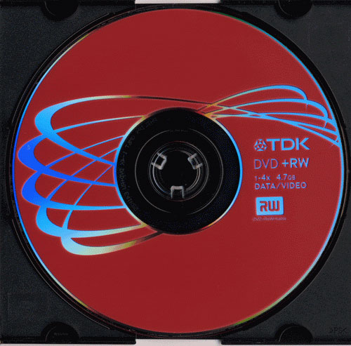 TDK DVD+RW 4x slim