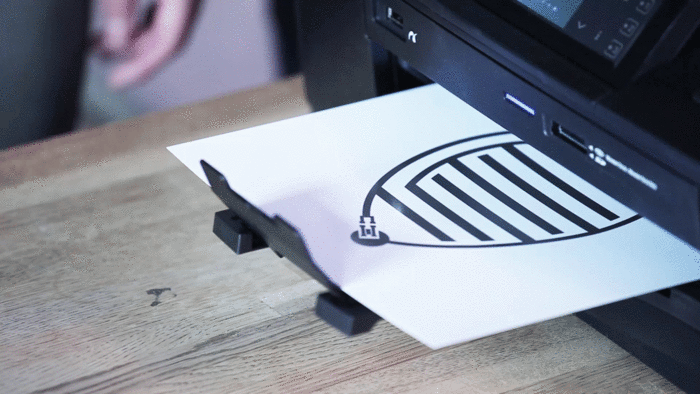Печать на принтере токопроводящими чернилами