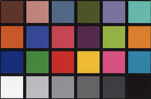 OKI MC160n. калибровочная таблица Munsell Color Checker