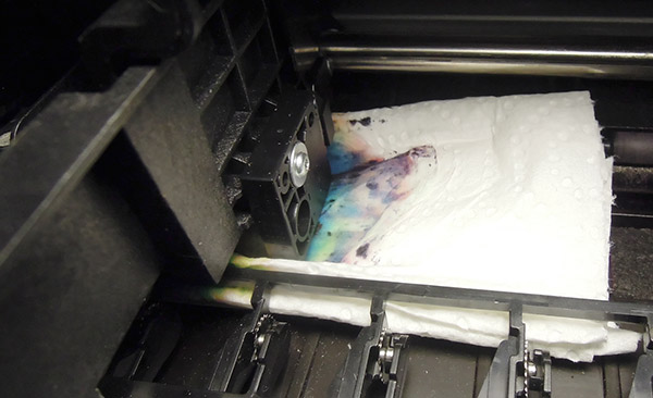 Прочистка струйного принтера