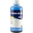 Чернила InkTec H3070 /LC light cyan (светло голубой) Dye Vivera 100мл.       Для картриджей HP 177